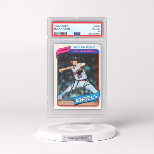 1980 Topps #580 Nolan Ryan (PSA 4 VG-EX)