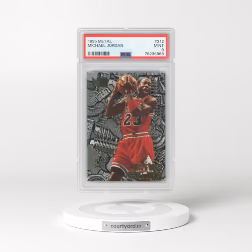 1995 Metal #212 Michael Jordan (PSA 9 MINT)