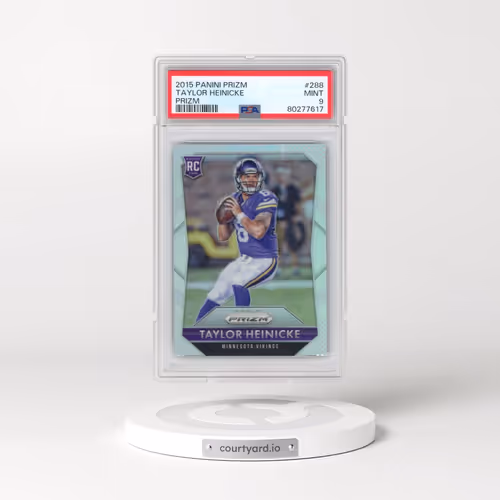 2015 Panini Prizm #288 Taylor Heinicke - Prizm (PSA 9 MINT)