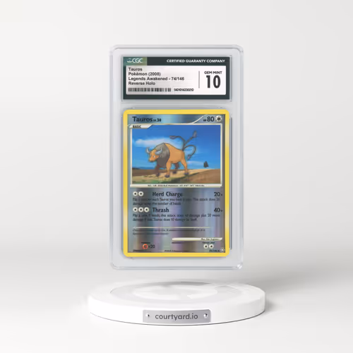 2008 Legends Awakened #74 Tauros - Holo (CGC 10 GEM MINT)