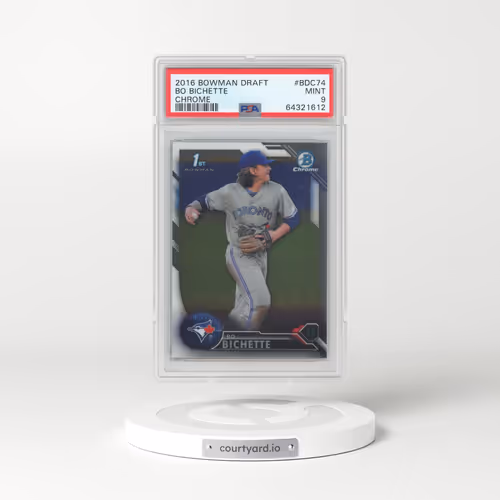 2016 Bowman Draft #BDC74 Bo Bichette - Chrome (PSA 9 MINT)