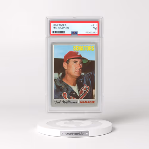 1970 Topps #211 Ted Williams (PSA 7 NM)