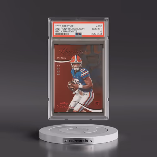 2023 Panini Prestige #302 Anthony Richardson - Red Xtra Points (PSA 10 GEM MINT)