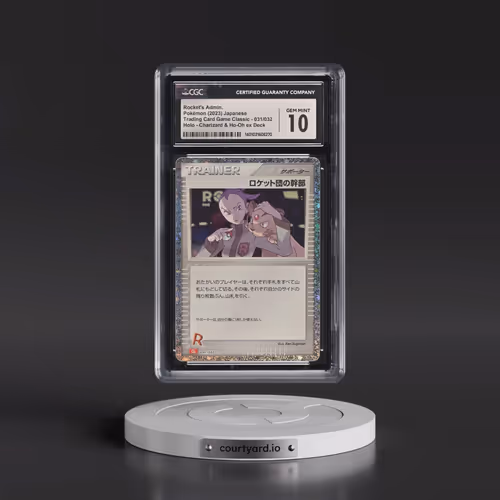 2023 Trading Card Game Classic - CLF, CLL, CLK #031/032 Rocket's Admin. - Charizard & Ho-Oh ex D