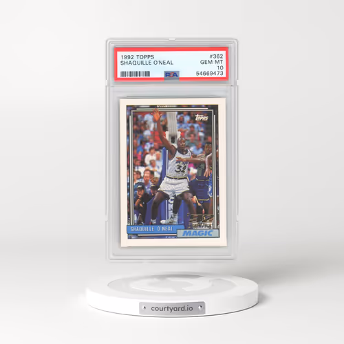 1992 Topps #362 Shaquille O'Neal (PSA 10 GEM MINT)