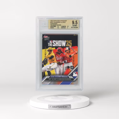 2024 Topps Now Offseason #OS17 Elly de La Cruz/Gunnar Henderson/Paul Skenes (BGS 9.5 GEM MINT)
