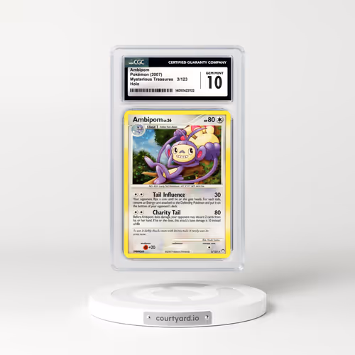 2007 Mysterious Treasures #3 Ambipom - Holo (CGC 10 GEM MINT)