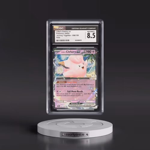 2025 Pokémon Jtg EN-Journey Together #056 Lillie's Clefairy EX - Holo (CGC 8.5 NM-MT+)
