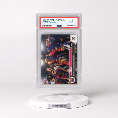 2024-25 Topps Now UEFA Champions League #149 Lamine Yamal (PSA 10 GEM MINT)