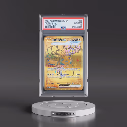 2024 Pokémon Sv8a-Terastal Fest EX #236 Pikachu EX - Holo Ultra Rare (PSA 10 GEM MINT)