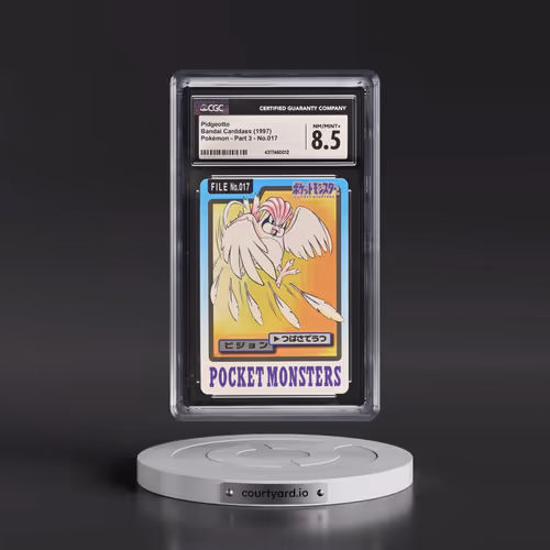 1997 (Pocket Monsters on Bottom) Part 3 #017 Pidgeotto (CGC 8.5 NM-MT+)