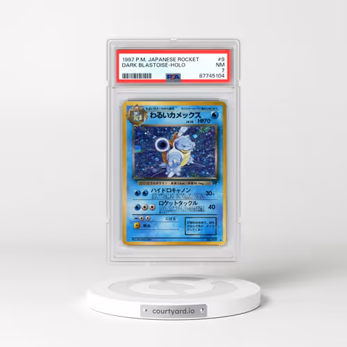 1997 Pokémon Rocket #9 Dark Blastoise - Holo (PSA 7 NM)