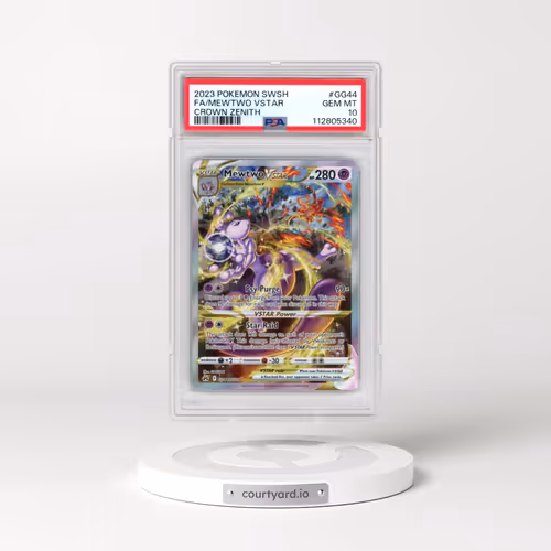 2023 Pokémon Sword and Shield Crown Zenith #GG44 Mewtwo Vstar - Full Art (PSA 10 GEM MINT)