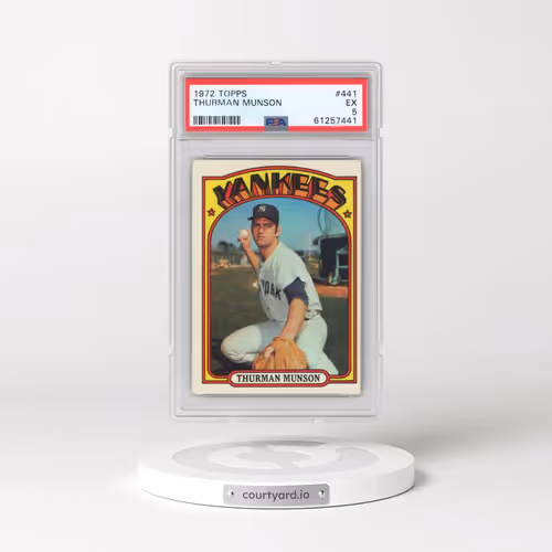 1972 Topps #441 Thurman Munson (PSA 5 EX)
