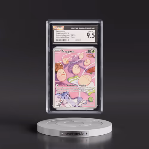 2024 Pokémon Ssp EN-Surging Sparks #192 Exeggcute - Illustration Rare (CGC 9.5 MINT+)