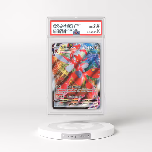 2020 Darkness Ablaze #119 Scizor VMAX - Holo (PSA 10 GEM MINT)