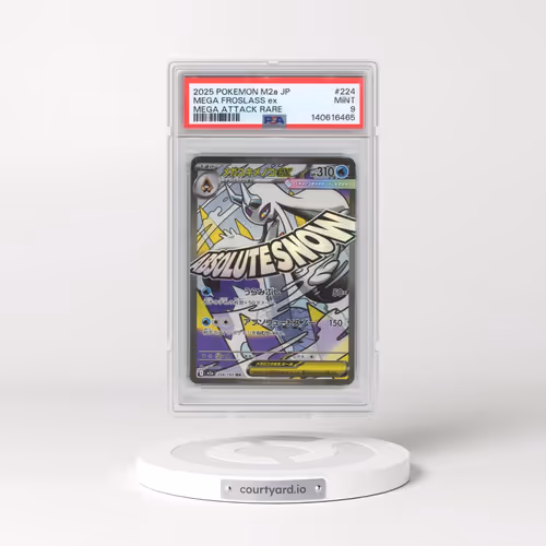 2025 Pokémon M2a-Mega Dream EX #224 Mega Froslass EX - Holo Mega Attack Rare (PSA 9 MINT)