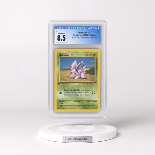 1999 Base Set #55/102 Nidoran â?? - 1st Edition (CGC 8.5 NM-MT+)