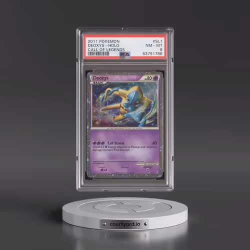2011 Pokémon Call of Legends #SL1 Deoxys - Holo (PSA 8 NM-MT)