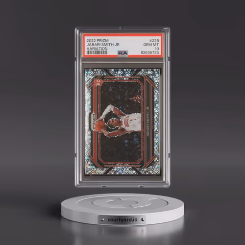 2022 Panini Prizm #228 Jabari Smith Jr. - Variation (PSA 10 GEM MINT)
