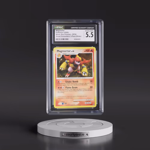 2007 Black Star Promos - Diamond & Pearl #DP20 Magmortar - Great Encounters 3-Pack Blister (Holo) (C