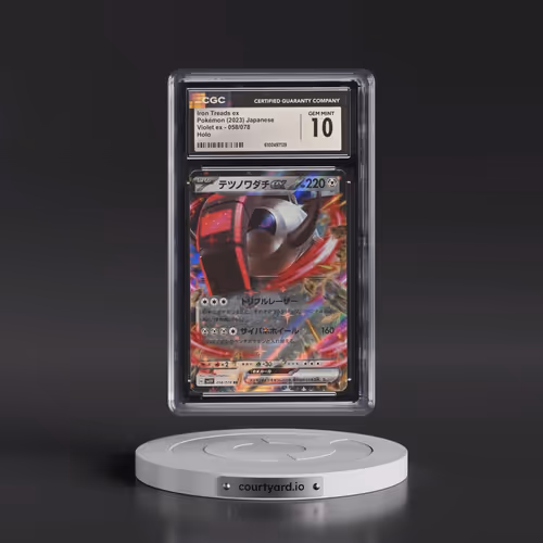 2023 Violet ex #058/078 Iron Treads ex - Holo (CGC 10 GEM MINT)