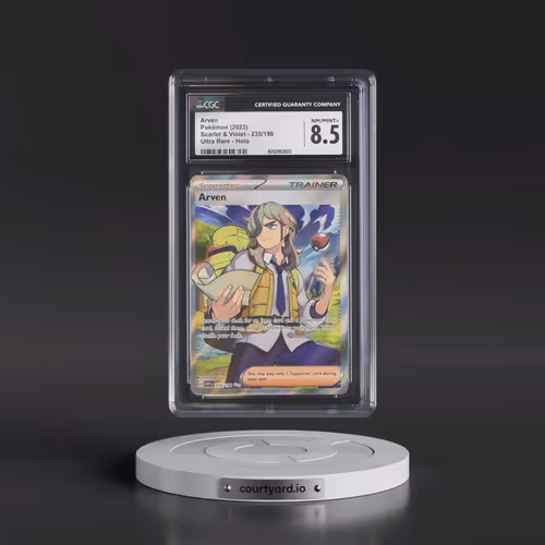 2023 Scarlet & Violet #235/198 Arven - Ultra Rare Holo (CGC 8.5 NM-MT+)