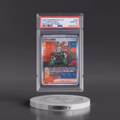 2025 Pokémon M1l-Mega Brave #090 LT. Surge's Deal - Special Art Rare (PSA 10 GEM MINT)