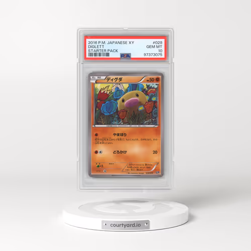 2016 Pokémon XY Starter Pack #028 Diglett (PSA 10 GEM MINT)