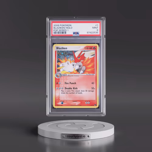 2006 Pokémon Pop Series 1 #1 Blaziken - Holo (PSA 9 MINT)