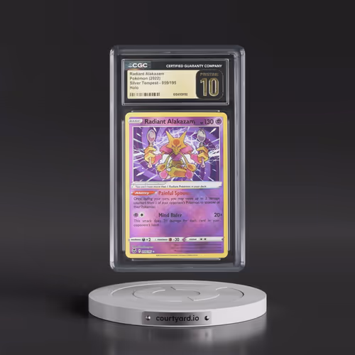 2022 Silver Tempest #059/195 Radiant Alakazam - Holo (CGC 10 PRISTINE)