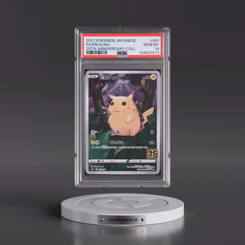 2021 Pokémon 25th Anniversary Collection #001 Pikachu - Full Art (PSA 10 GEM MINT)