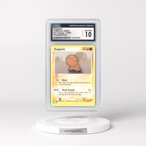 2003 EX Dragon #79 Trapinch - Holo e-Card Symbol (CGC 10 GEM MINT)