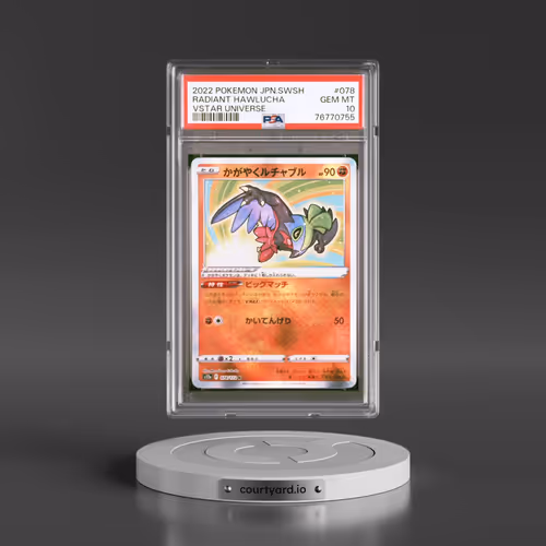 2022 Pokémon Sword & Shield Vstar Universe #078 Radiant Hawlucha - Holo (PSA 10 GEM MINT)