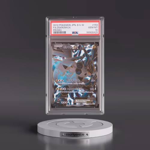 2012 Pokémon Black & White Promo #159 Zekrom EX - Holo Full Art (PSA 10 GEM MINT)