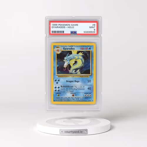 1999 Pokémon Game #6 Gyarados - Holo (PSA 9 MINT)