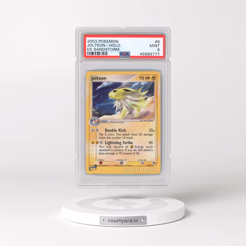 2003 Pokémon EX Sandstorm #6 Jolteon - Holo (PSA 9 MINT)