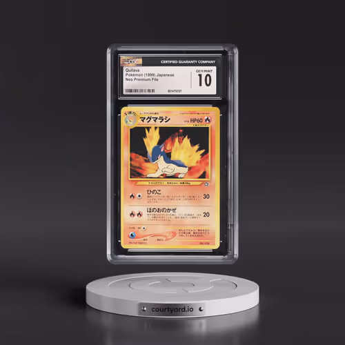 1999 Neo Premium File Quilava - No Rarity (CGC 10 GEM MINT)