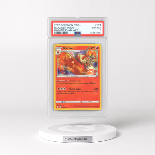 2020 Darkness Ablaze #24 Blaziken - Holo (PSA 8 NM-MT)