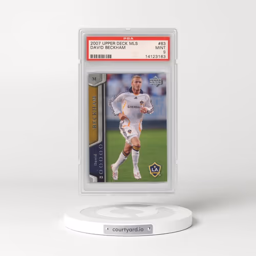 2007 Upper Deck MLS #63 David Beckham (PSA 9 MINT)
