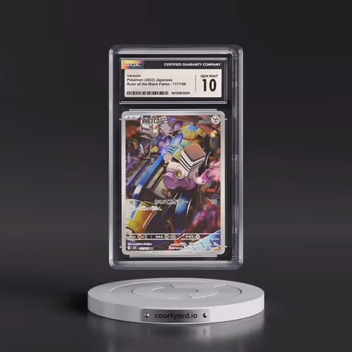 2023 Pokémon SV3-Ruler of the Black Flame #117 Varoom - Art Rare (CGC 10 GEM MINT)