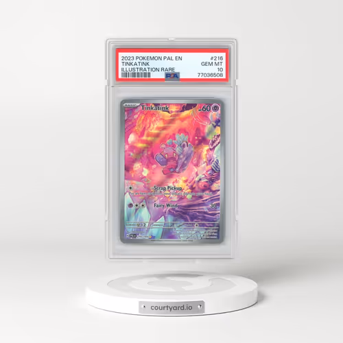 2023 Pokémon Pal EN-Paldea Evolved #216 Tinkatink - Illustration Rare (PSA 10 GEM MINT)