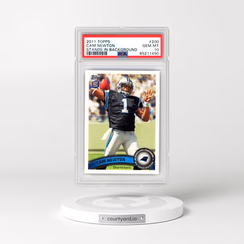 2011 Topps #200 Cam Newton - Stands in Background (PSA 10 GEM MINT)