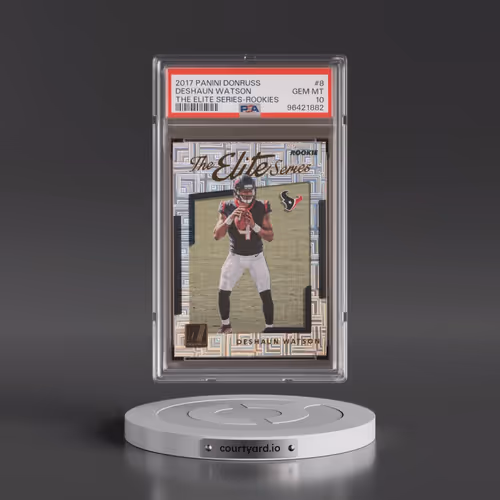 2017 Panini Donruss the Elite Series #8 Deshaun Watson - Rookies (PSA 10 GEM MINT)