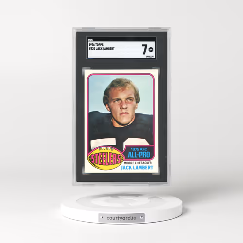 1976 Topps #220 Jack Lambert (SGC 7 NM)