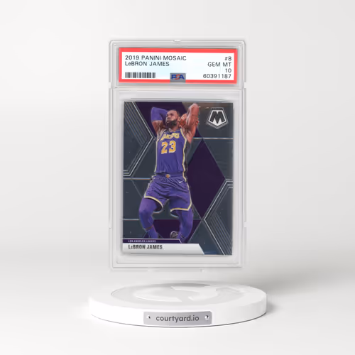 2019 Panini Mosaic #8 LeBron James (PSA 10 GEM MINT)