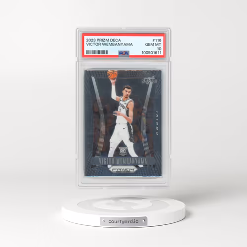 2023 Panini Prizm Deca #116 Victor Wembanyama (PSA 10 GEM MINT)