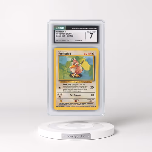 1999 Base Set #27/102 Farfetch'd (CGC 7 NM)