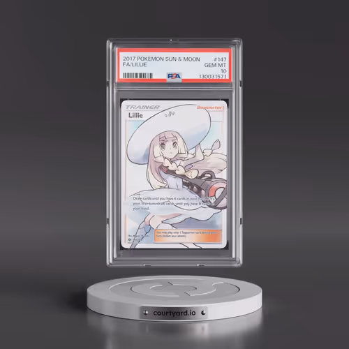 2017 Pokémon Sun & Moon #147 Lillie - Full Art (PSA 10 GEM MINT)