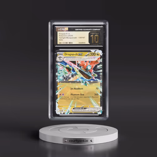 2024 Pokémon Twm EN-Twilight Masquerade #130 Dragapult EX - Holo (CGC 10 PRISTINE)